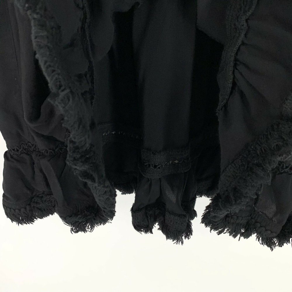 Mossimo Black Sleeveless Ruffle Babydoll Dress - Picture 7 of 8